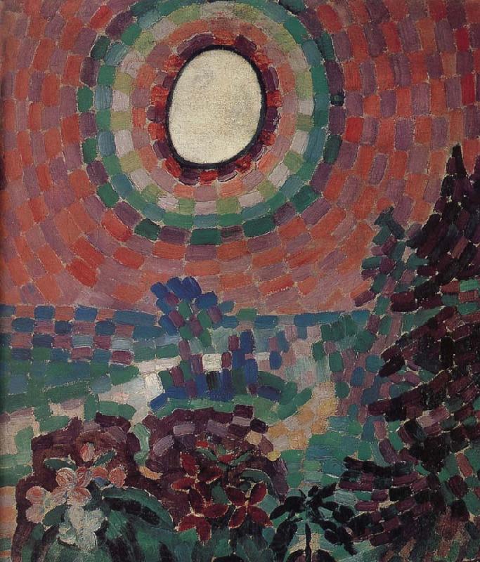 Delaunay, Robert The disk Landscape Germany oil painting art